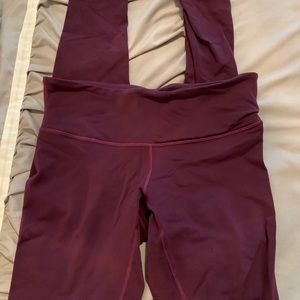 Lululemon full length leggings purple